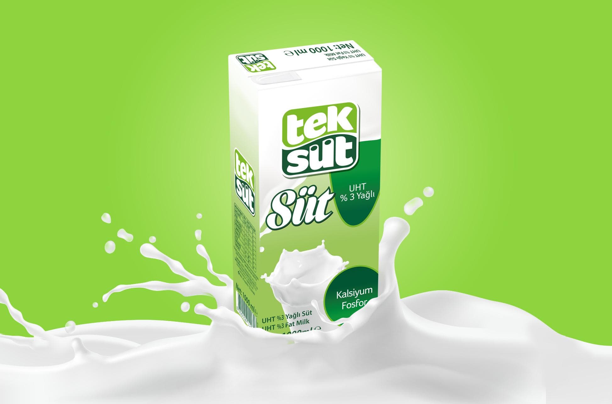 حليب UHT كامل الدسم 