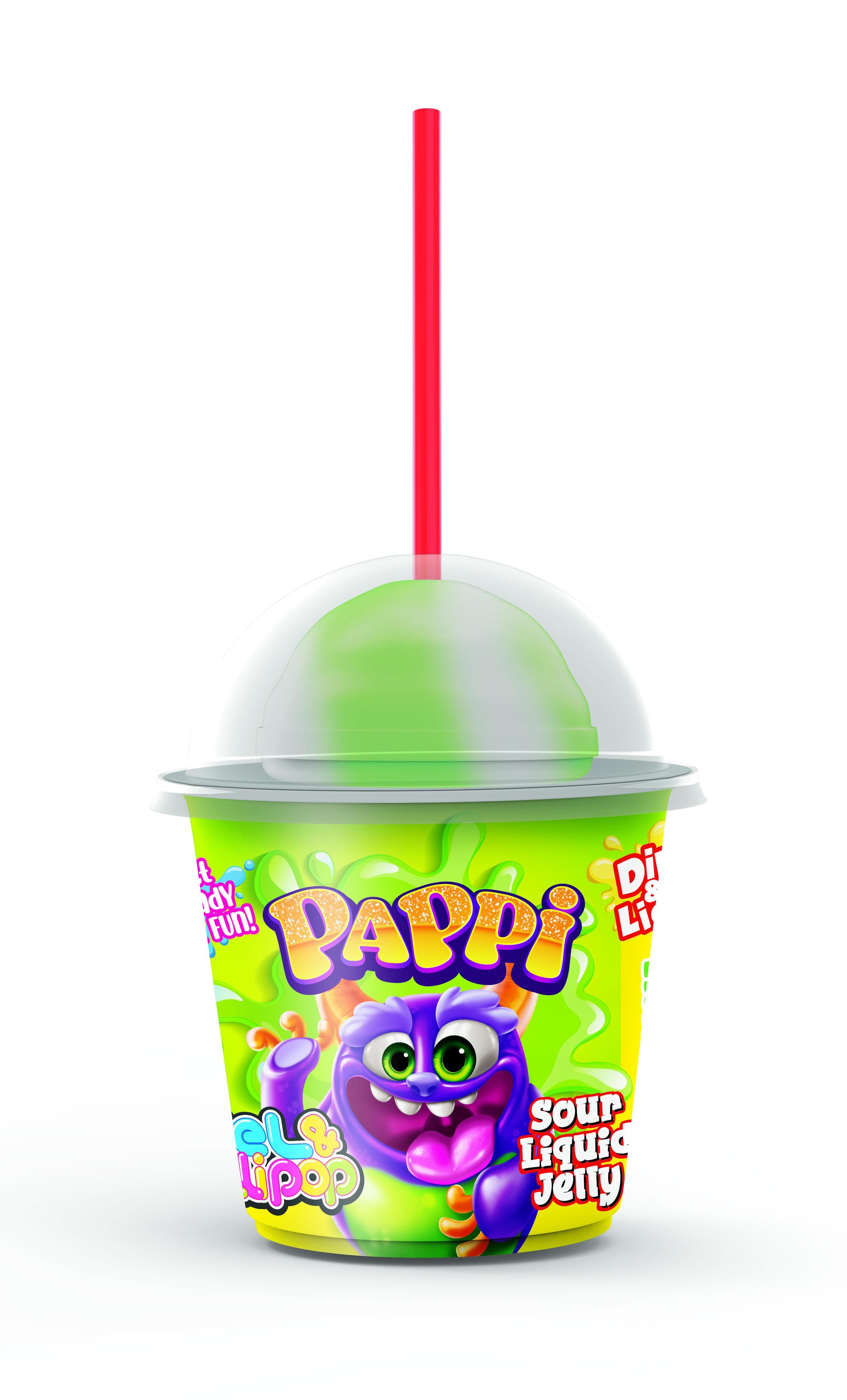 Pappi Gel Lollipop Green Bucket